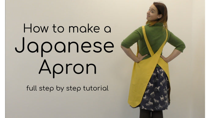 How to make a Japanese or Prairie Style cross over Apron