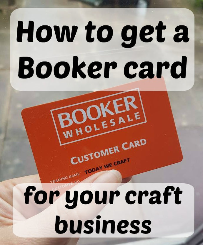 How to get a Booker card for your craft business