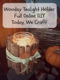 How To Make a Rustic Tealight Holder