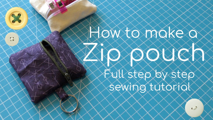 How to make a zip pouch