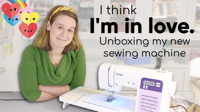 Unboxing my new sewing machine