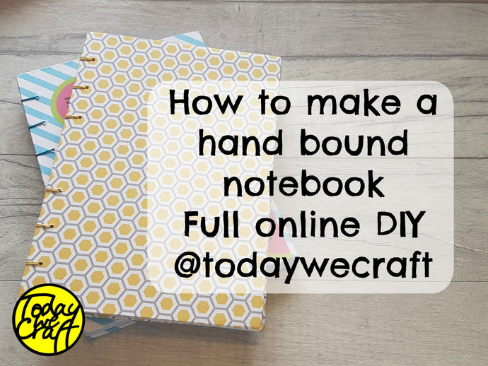 How to Make a Hand Bound Notebook - Video