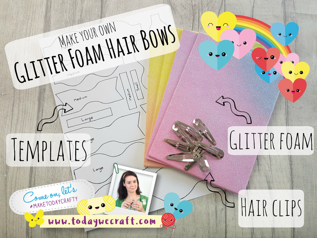 Glitter Bow Kit