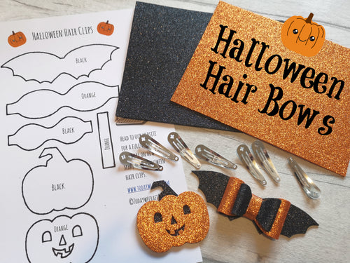 Halloween Hair Bow Kit